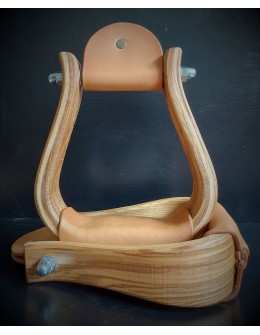 Deluxe wooden stirrups 2"...