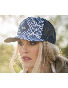 STS Ladies Blue Aztec cap